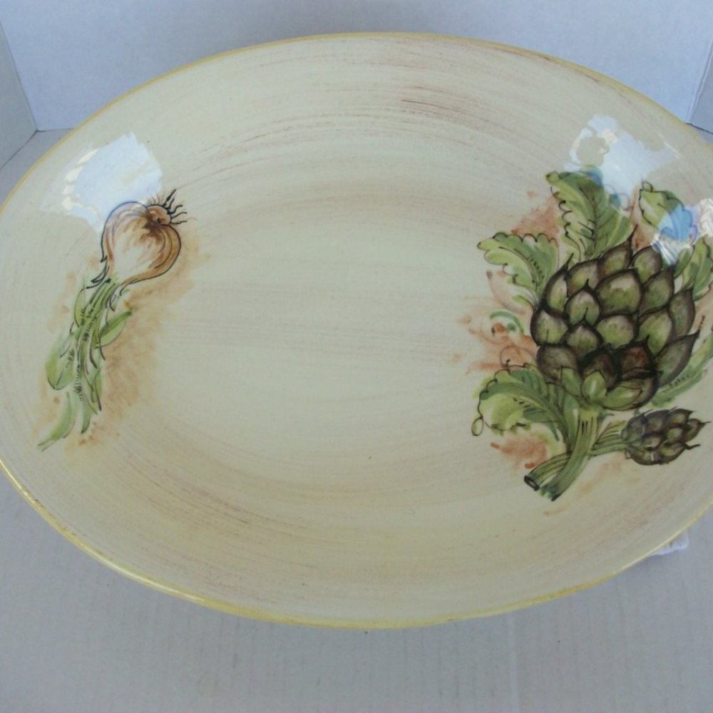⚡Sur La Table Large Oval Ceramic Serving Dish